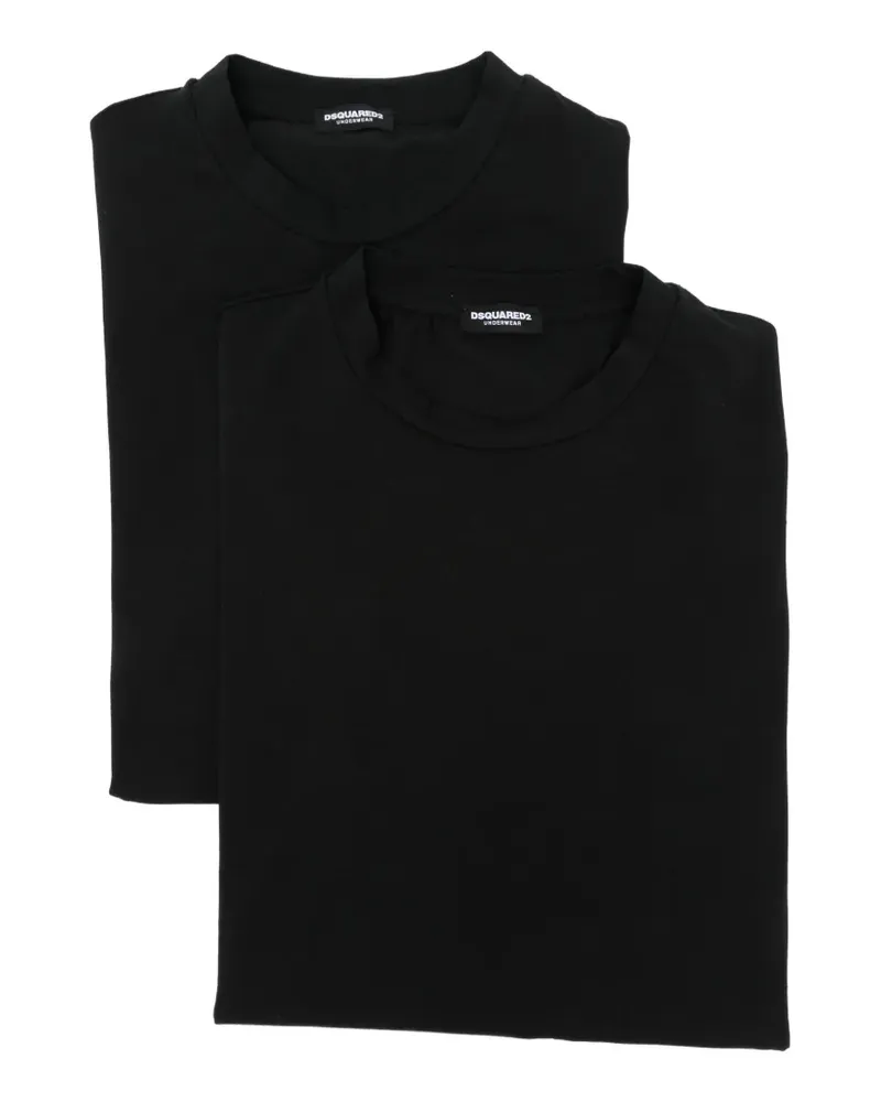 Dsquared2 Kurzärmelige T-Shirts (2er-Set) - Schwarz Schwarz