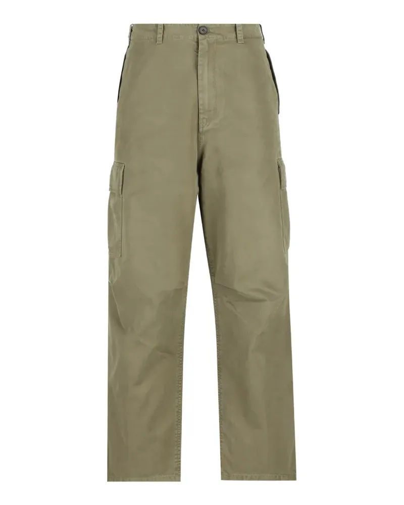 Fendi buckle-detail cargo pants - Grün Grün