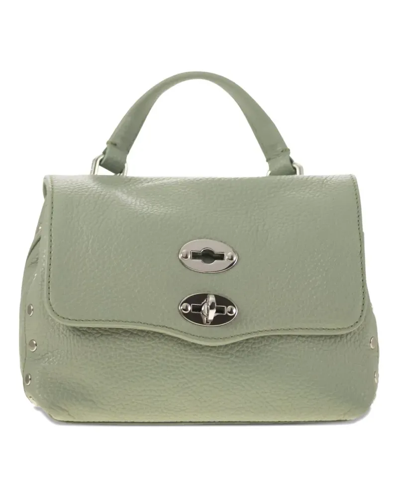 Zanellato Postina Mini-Tasche mit Nieten - Grün Grün