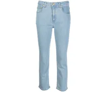 The Rose Quartz Cropped-Jeans - Blau
