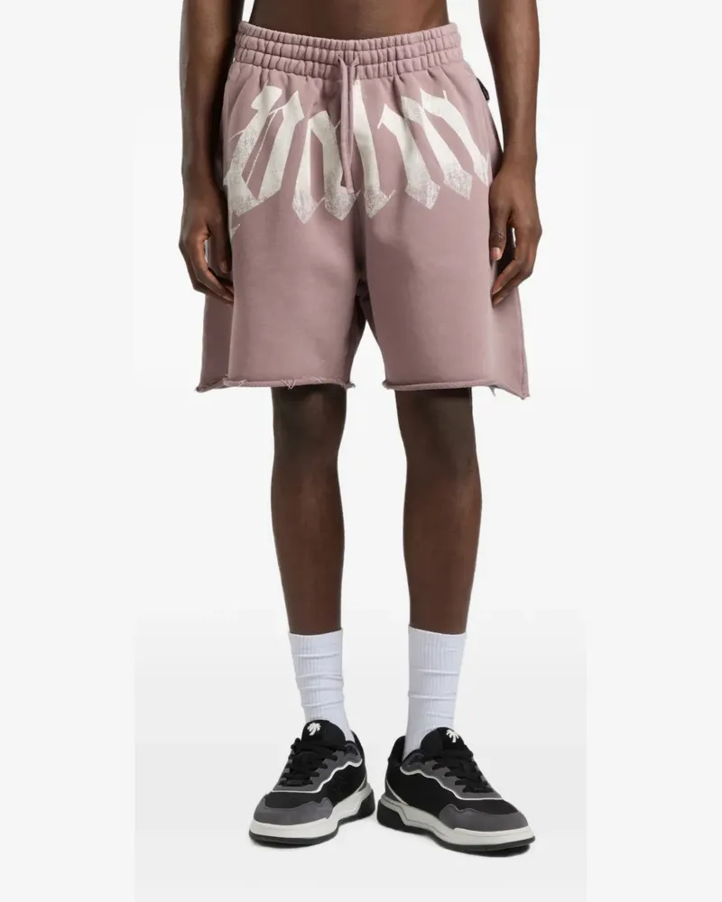 Palm Angels Shorts mit offenem Saum - Rosa Rosa