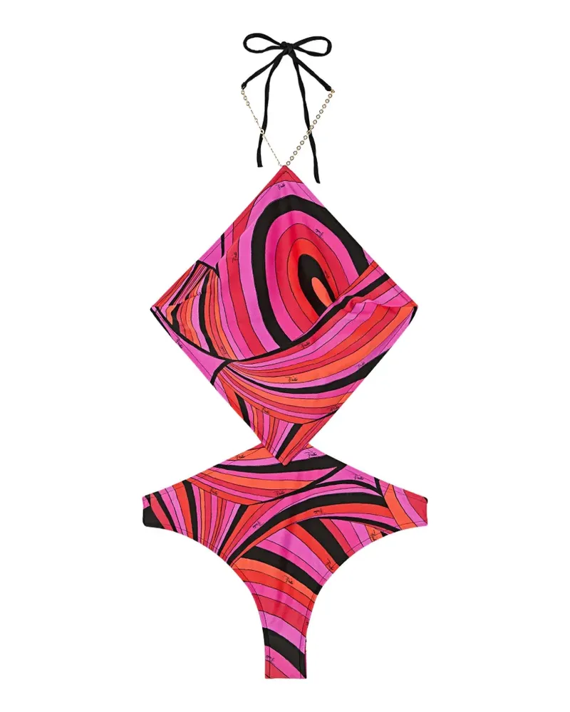 Emilio Pucci Trikini mit Iride-Print - Rosa Rosa