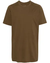 Rick Owens Short Level T-Shirt aus Bio-Baumwolle Grün