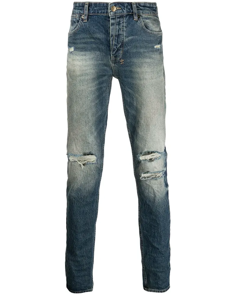ksubi Van Winkle Slim-Fit-Jeans - Blau Blau