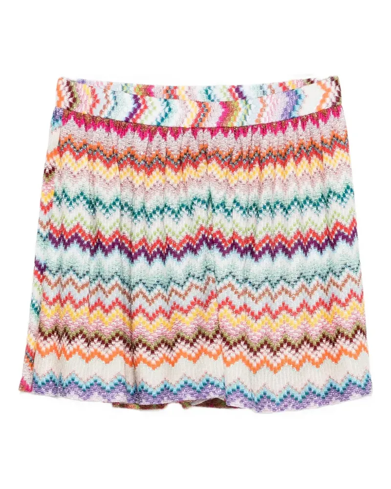 Missoni zig-zag pattern shorts - Nude Nude