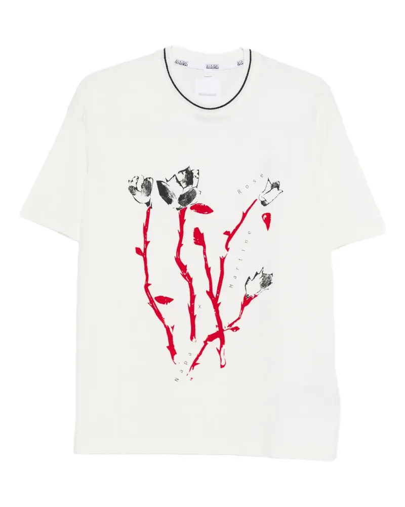 Napapijri X Martine Rose Osorno T-shirt - Weiß Weiß