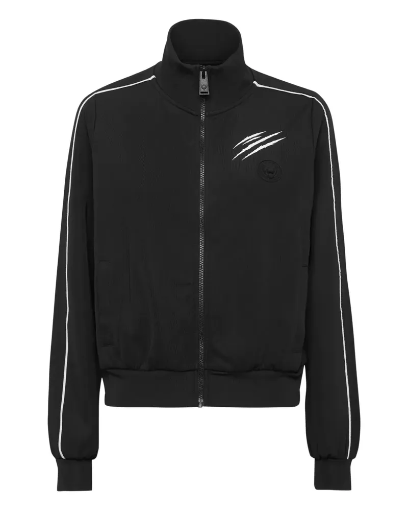 Philipp Plein Sportjacke mit Reißverschluss - Schwarz Schwarz