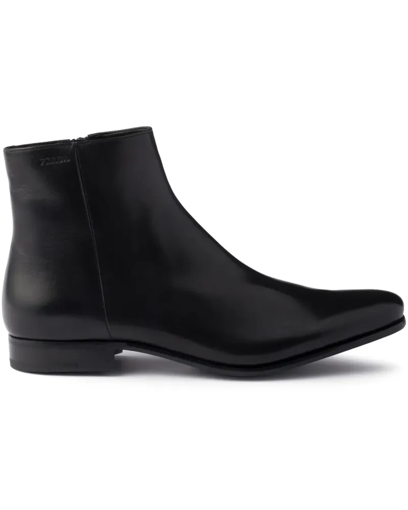 Prada Stiefel mit Reißverschluss 44mm - Schwarz Schwarz