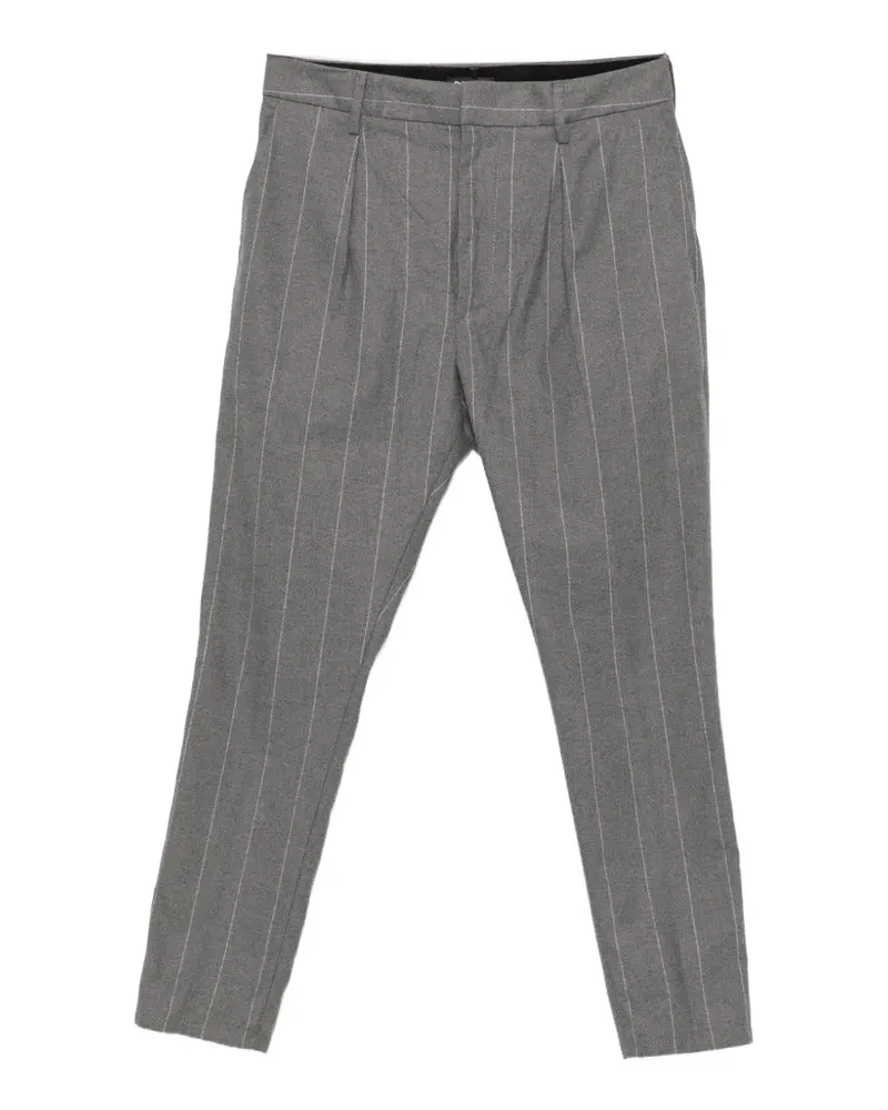 Dondup pinstripe pleated trousers - Grau Grau