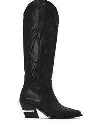 Anine Bing Klassische Cowboystiefel Schwarz