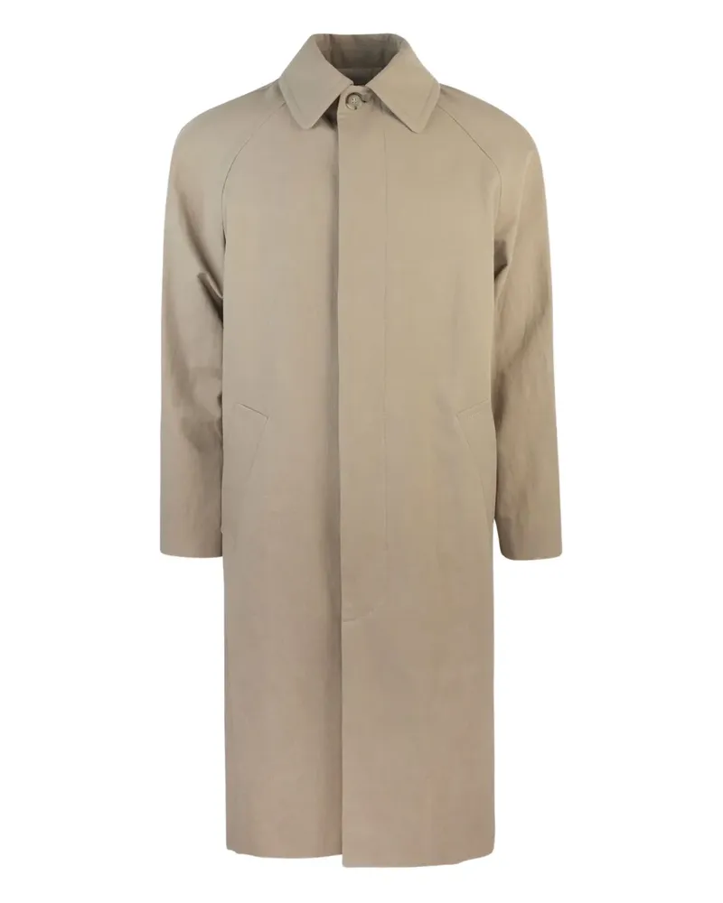 A.P.C. Trenchcoat mit verdecktem Verschluss - Nude Nude