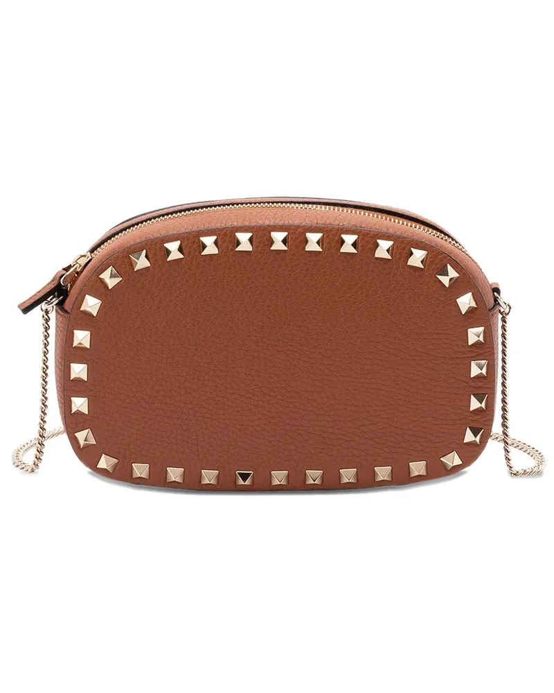 Valentino Garavani Mini Rockstud Umhängetasche - Braun Braun