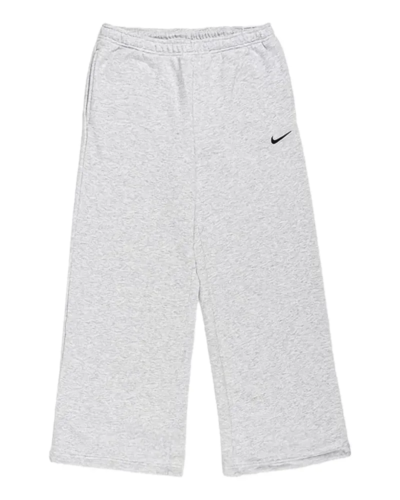 Nike Studio Fleece-Jogginghose mit weitem Bein - Grau Grau