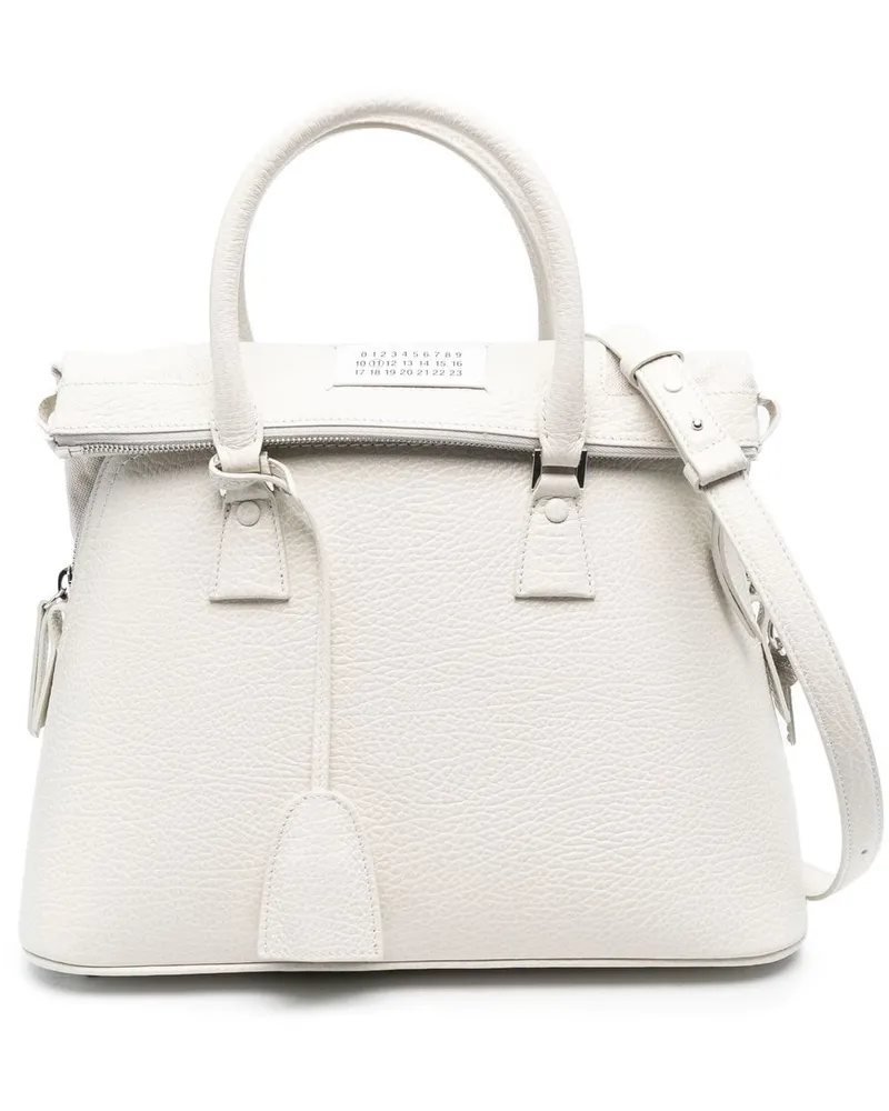 Maison Margiela Mittelgroße 5AC Classique Tote Bag - Weiß Weiß