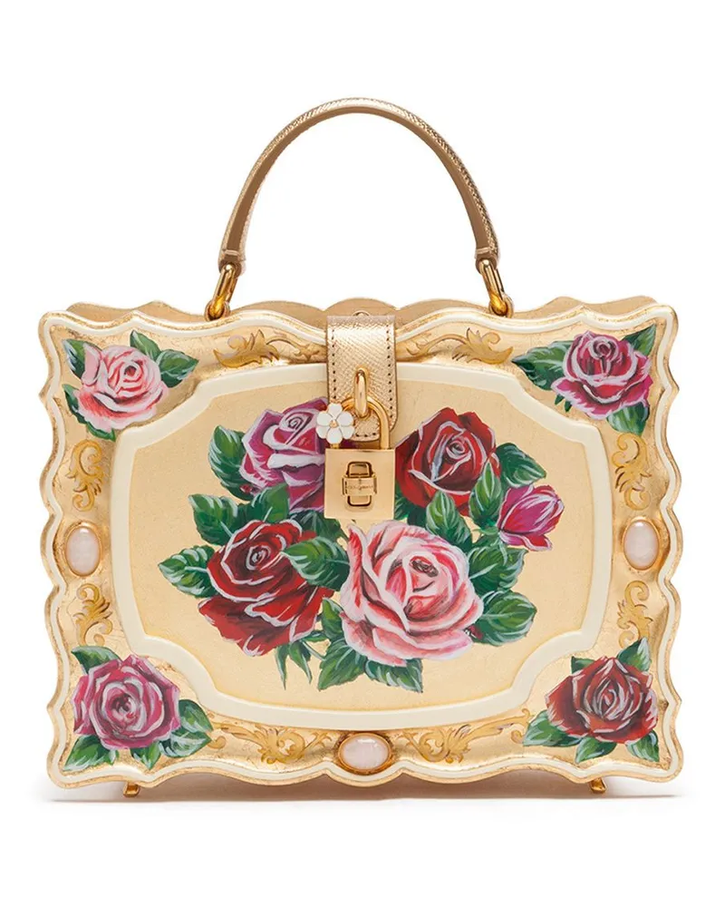Dolce & Gabbana Dolce Box Mini-Tasche - Gold Gold