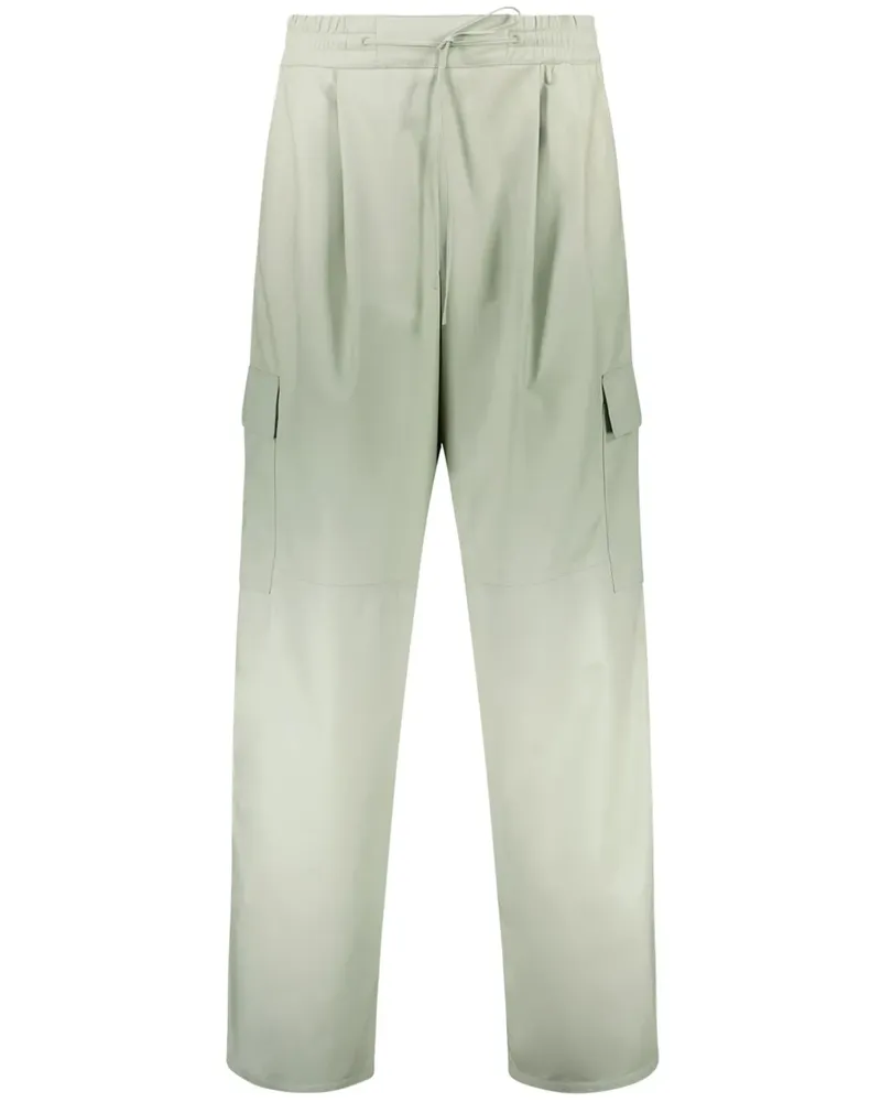 Yves Salomon Cargohose aus Lammleder - Grün Grün