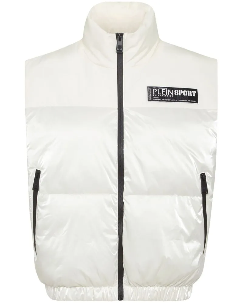 Philipp Plein Gefütterte Weste - Weiß Weiß