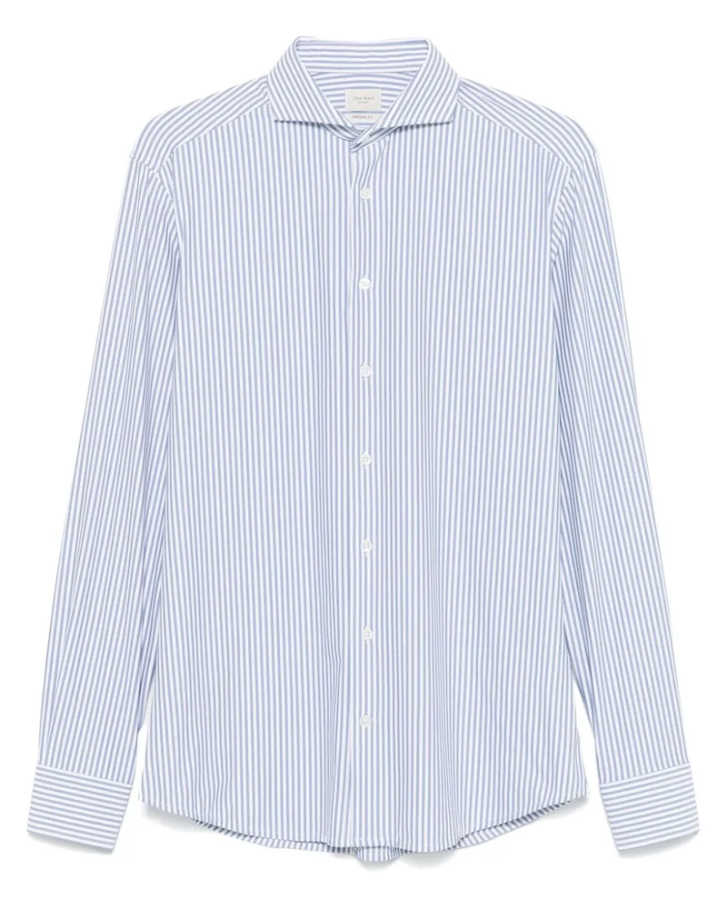 Traiano Milano Gestreiftes Hemd - Blau Blau