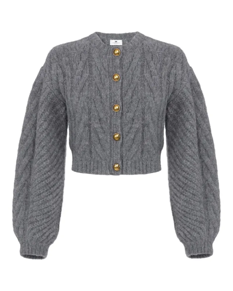 Elisabetta Franchi cardigan in knit fabric - Grau Grau