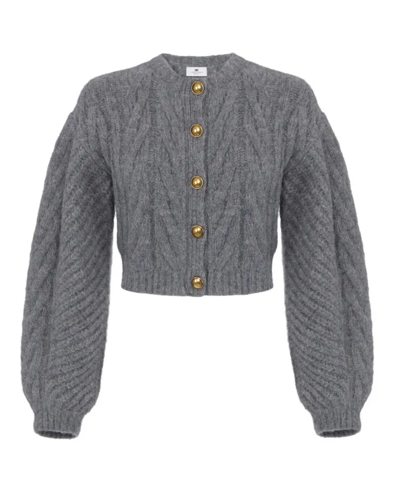 Elisabetta Franchi Cardigan aus Strick - Grau Grau