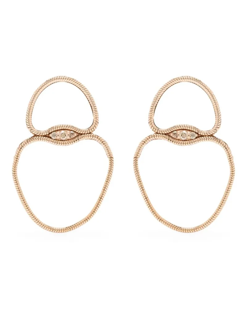 Fernando Jorge 18kt Rotgoldohrringe mit Diamanten Gold