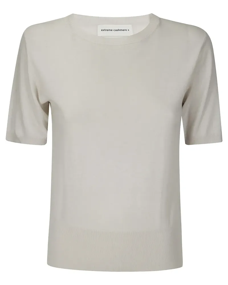 extreme cashmere Gestricktes T-Shirt - Nude Nude