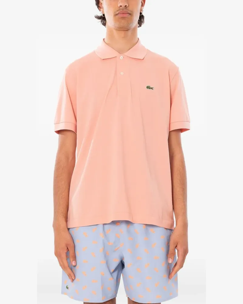 Lacoste Poloshirt aus Piqué - Rosa Rosa