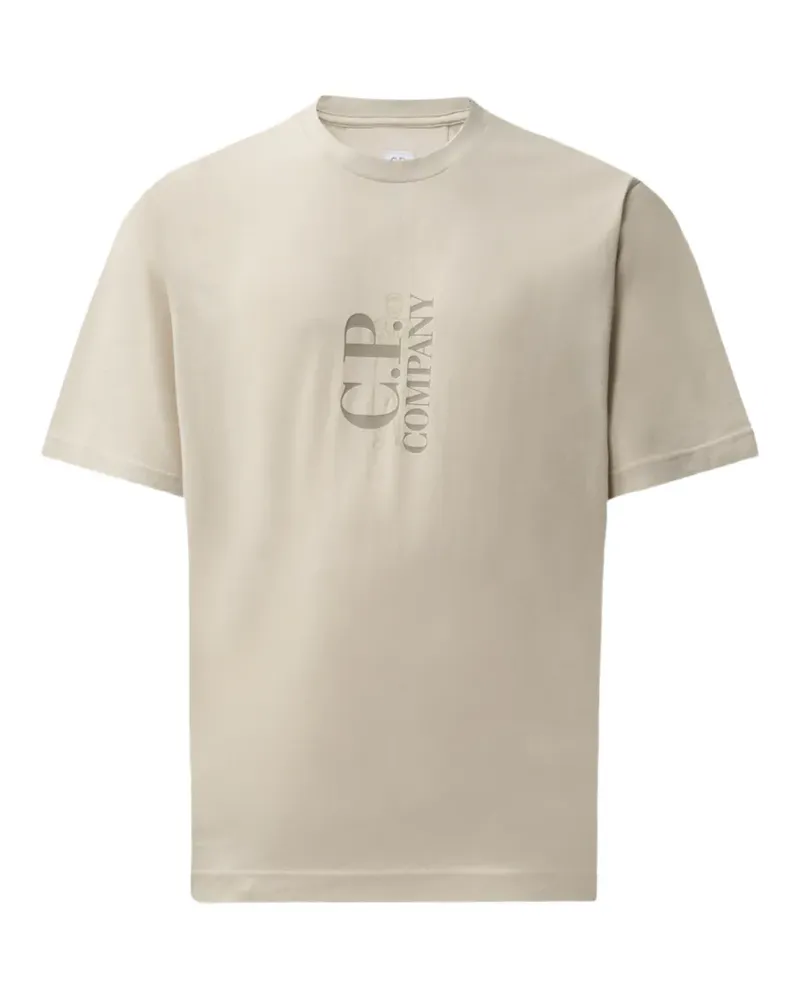 C.P. Company T-Shirt mit Logo-Print - Grau Grau
