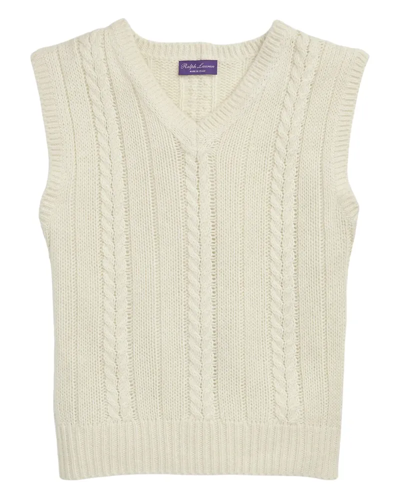 Ralph Lauren Pullunder mit Zopfmuster - Nude Nude