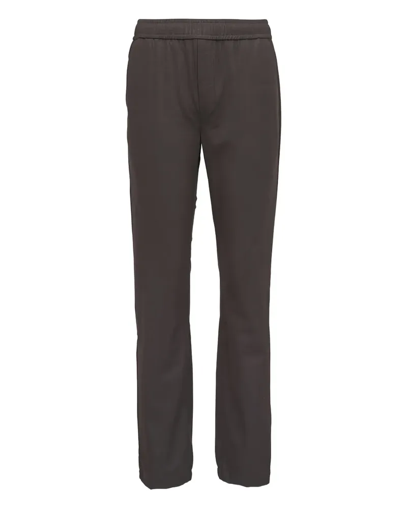 Wahts Harper elastic-waistband trousers - Braun Braun