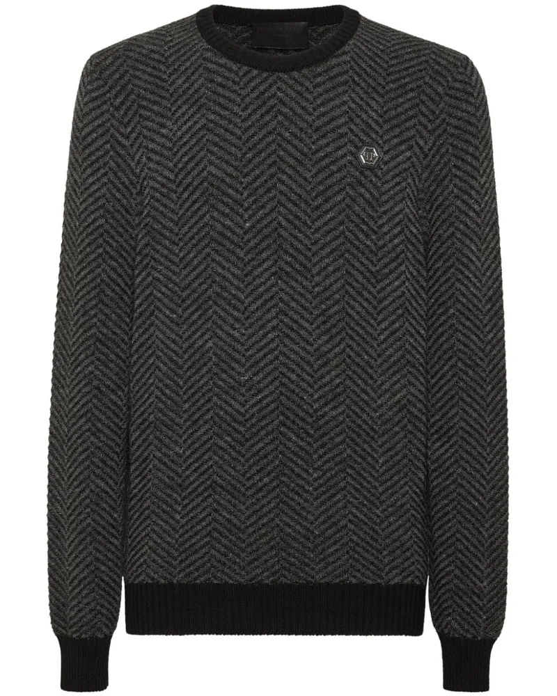 Philipp Plein Klassisches Sweatshirt - Grau Grau