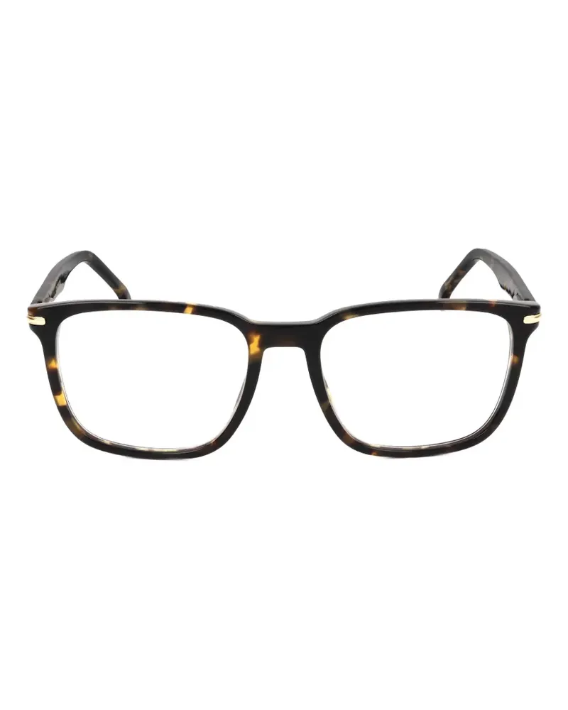 Carrera Eckige Brille in Schildpattoptik - Braun Braun