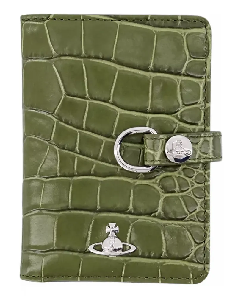 Vivienne Westwood vertical flap card holder - Grün Grün