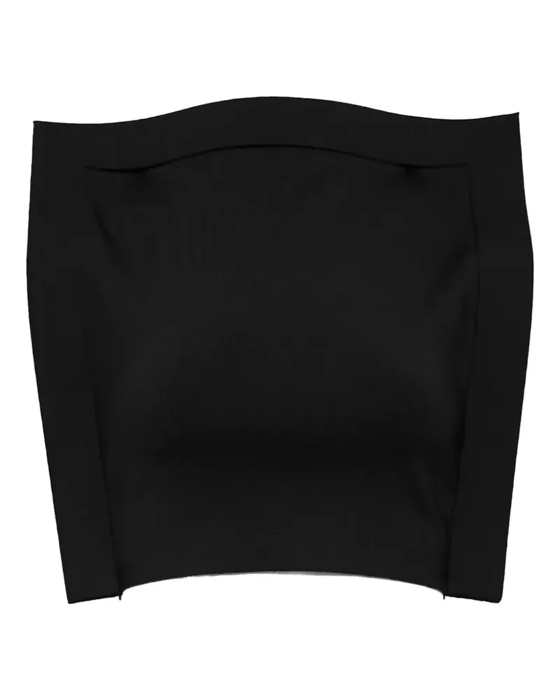 Alexander Wang strapless cropped top - Schwarz Schwarz