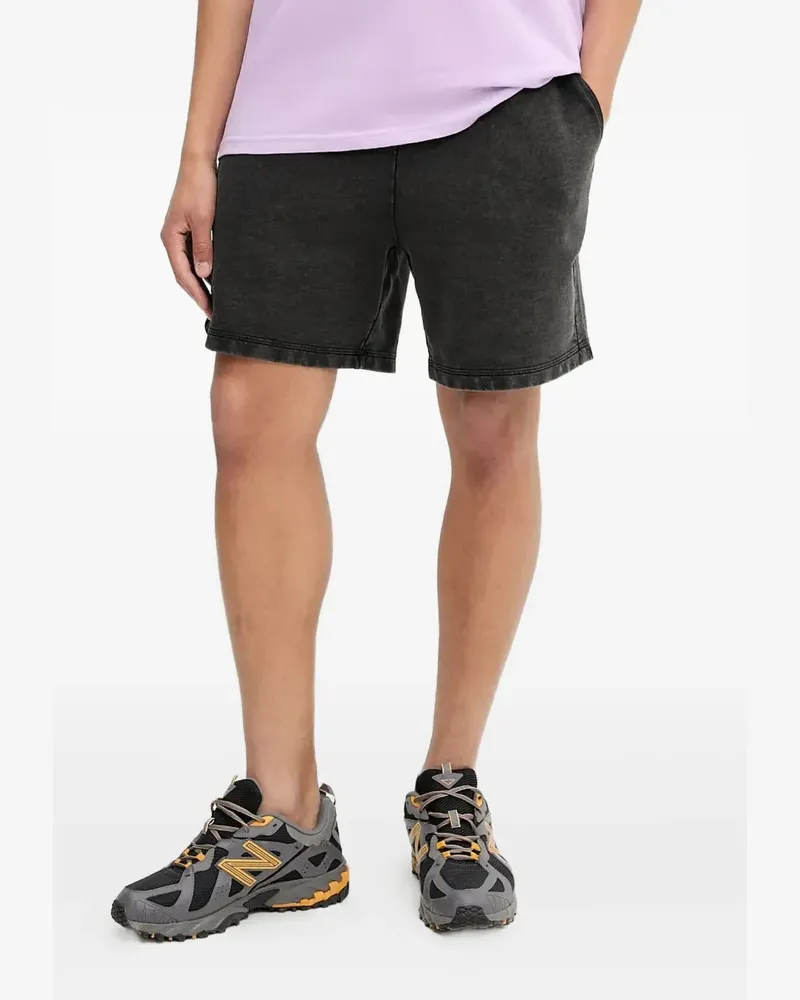 HUGO BOSS Acid-Wash-Shorts mit Kordelzug - Grau Grau