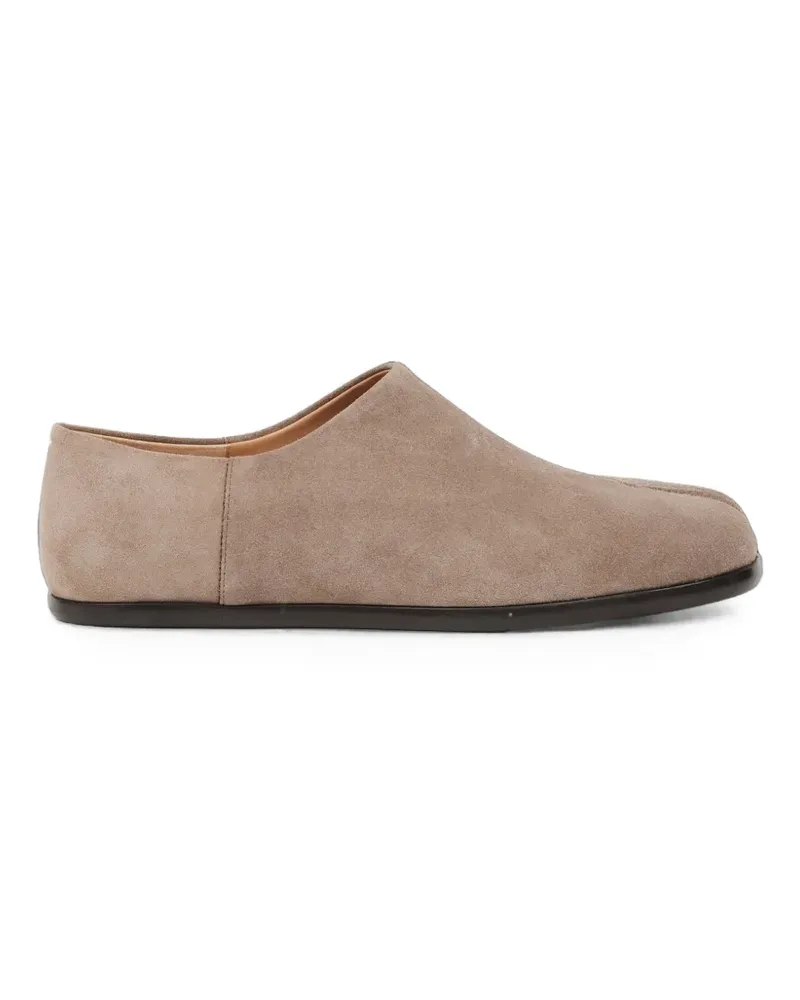 Maison Margiela Tabi suede loafers - Nude Nude