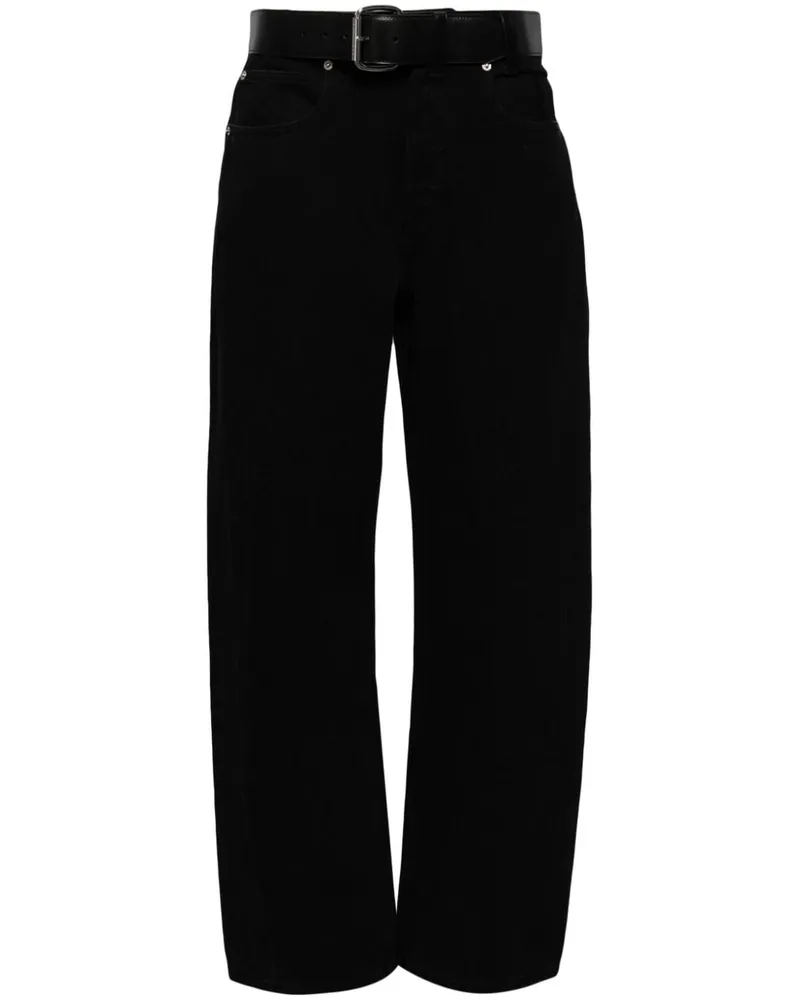 Alexander Wang Weite Hose Schwarz