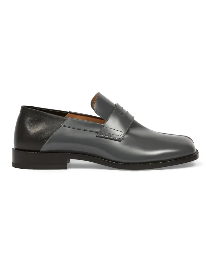 Maison Margiela Tabi leather loafers - Grau Grau
