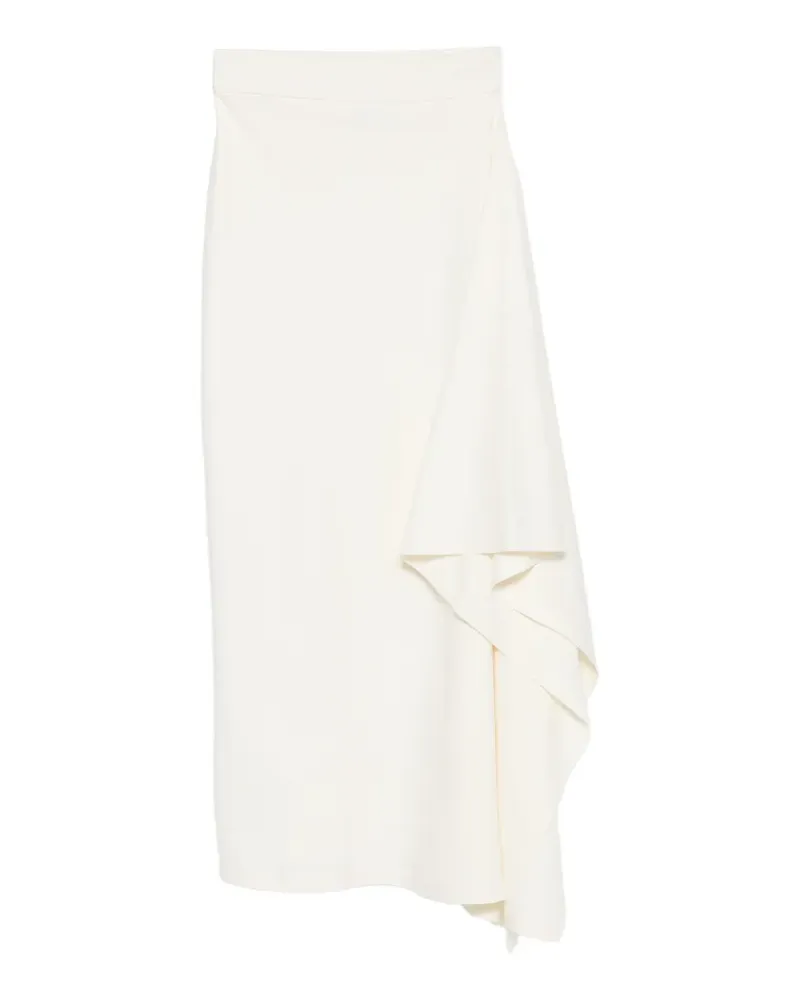 COPERNI Zero Waste draped asymmetric skirt - Weiß Weiß