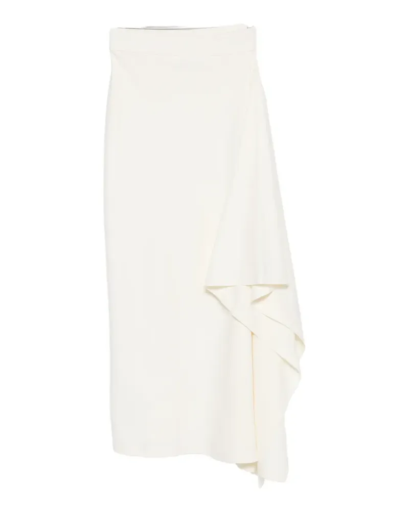 COPERNI Zero Waste draped asymmetric skirt - Weiß Weiß