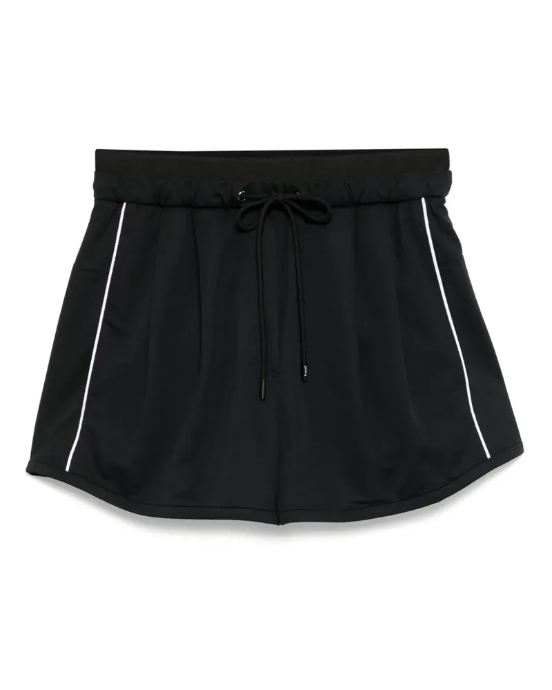JUUN.J Joggingshorts mit doppeltem Bund - Schwarz Schwarz