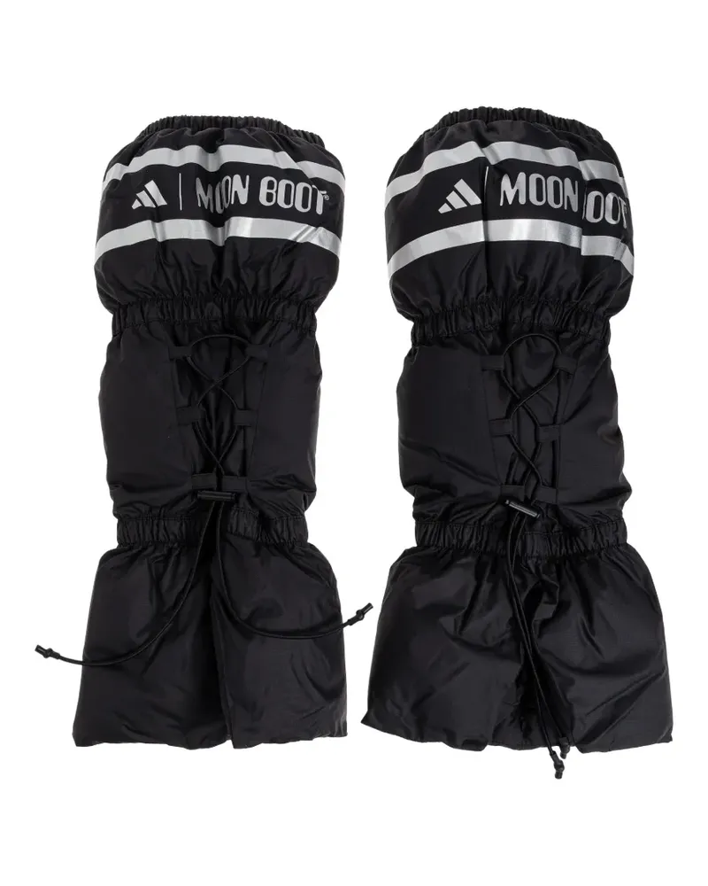 adidas x Moon Boot gestreifte Socken - Schwarz Schwarz