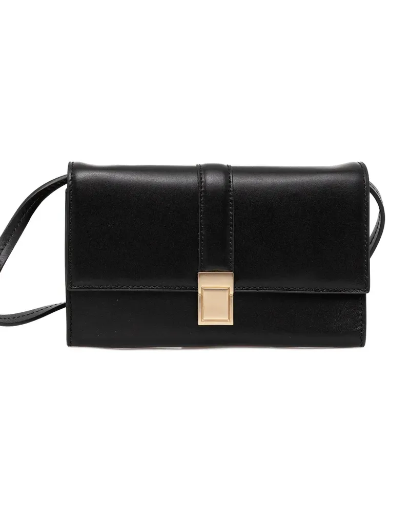 Marc O'Polo small 2-in-1 leather crossbody bag - Schwarz Schwarz