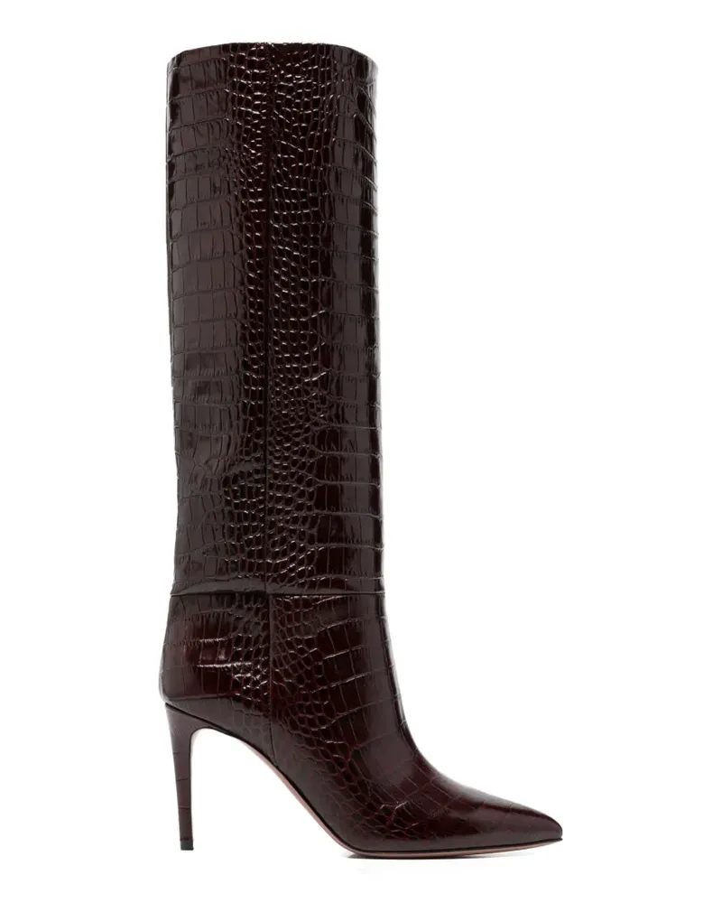 Paris Texas pointed-toe stiletto boots - Rot Rot
