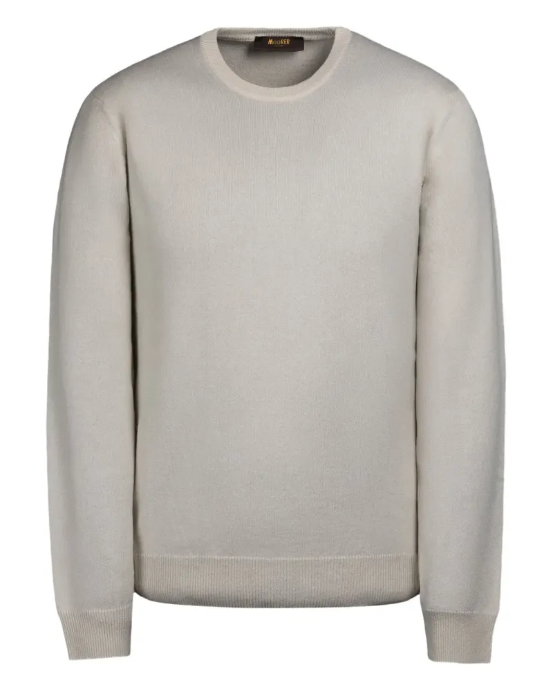 MOORER Orvieto crew-neck knitwear - Nude Nude