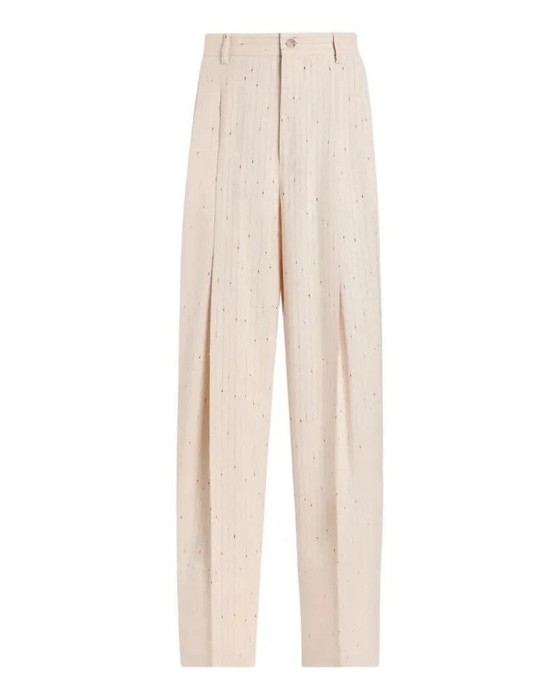 Dolce & Gabbana Hose mit Nadelstreifen - Nude Nude