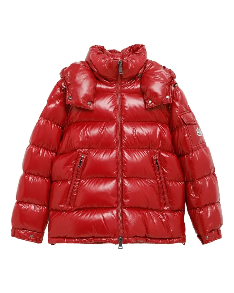 Moncler Daunenjacke mit Kapuze - Rot Rot