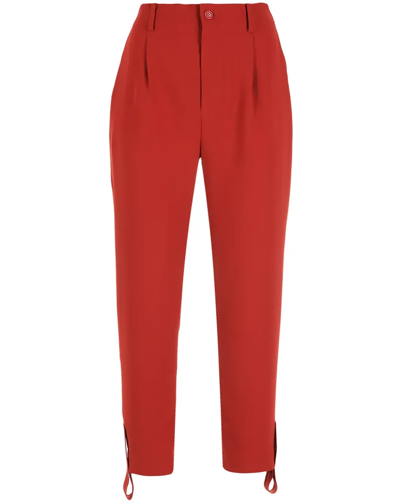 Gloria Coelho Drapierte Hose - Rot Rot
