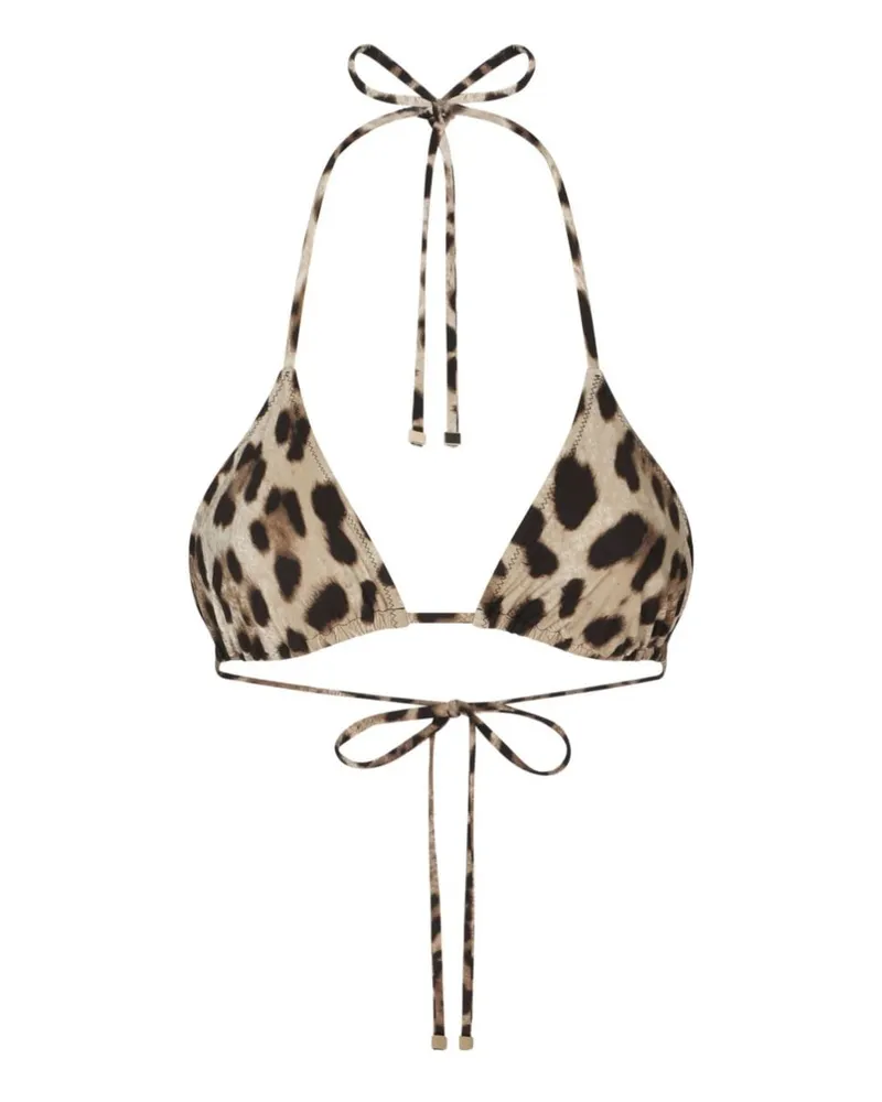 Dolce & Gabbana Bikinioberteil mit Leoparden-Print - Nude Nude