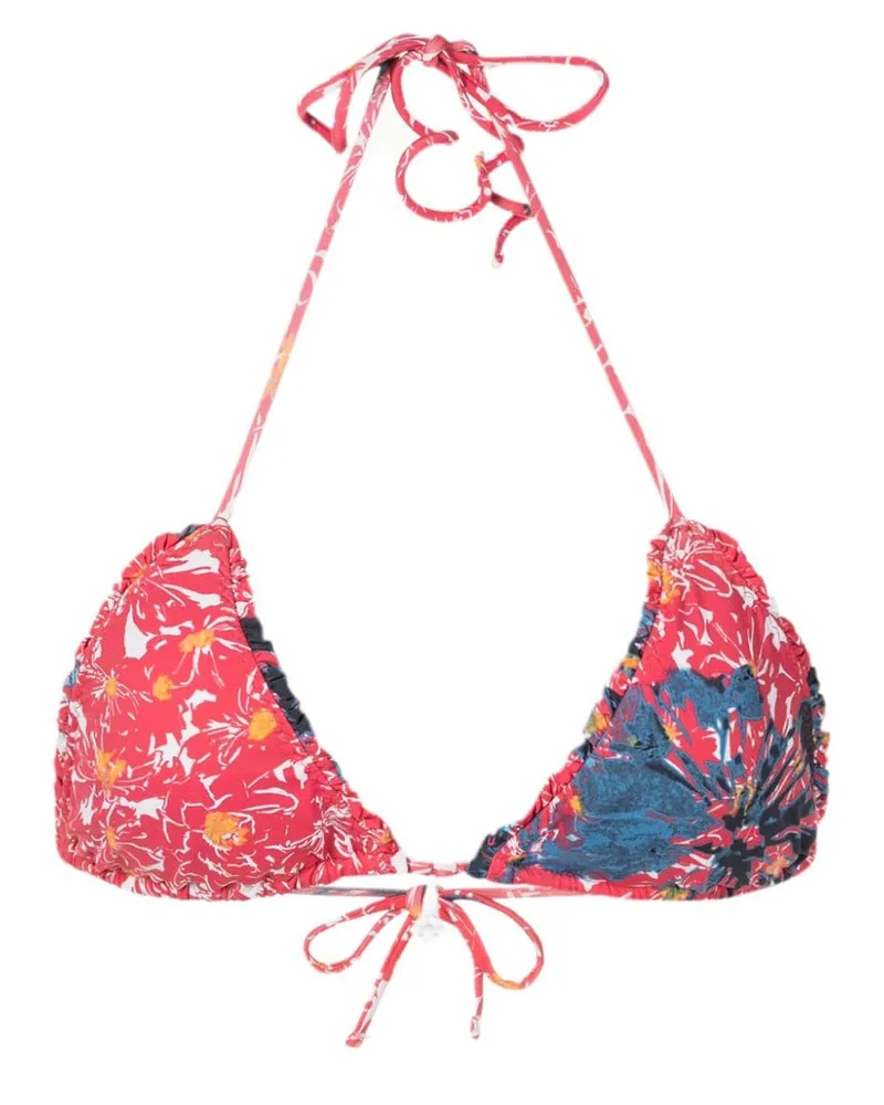 Clube Bossa Lieve Bikinioberteil mit Blumen-Print Rot